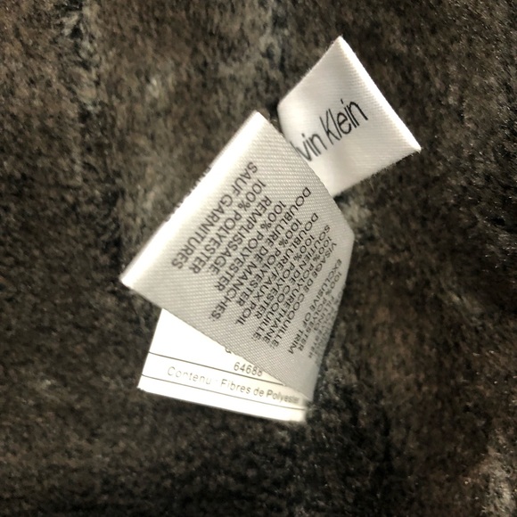 Calvin Klein vegan  chic moto jacket size large - Picture 4 of 9